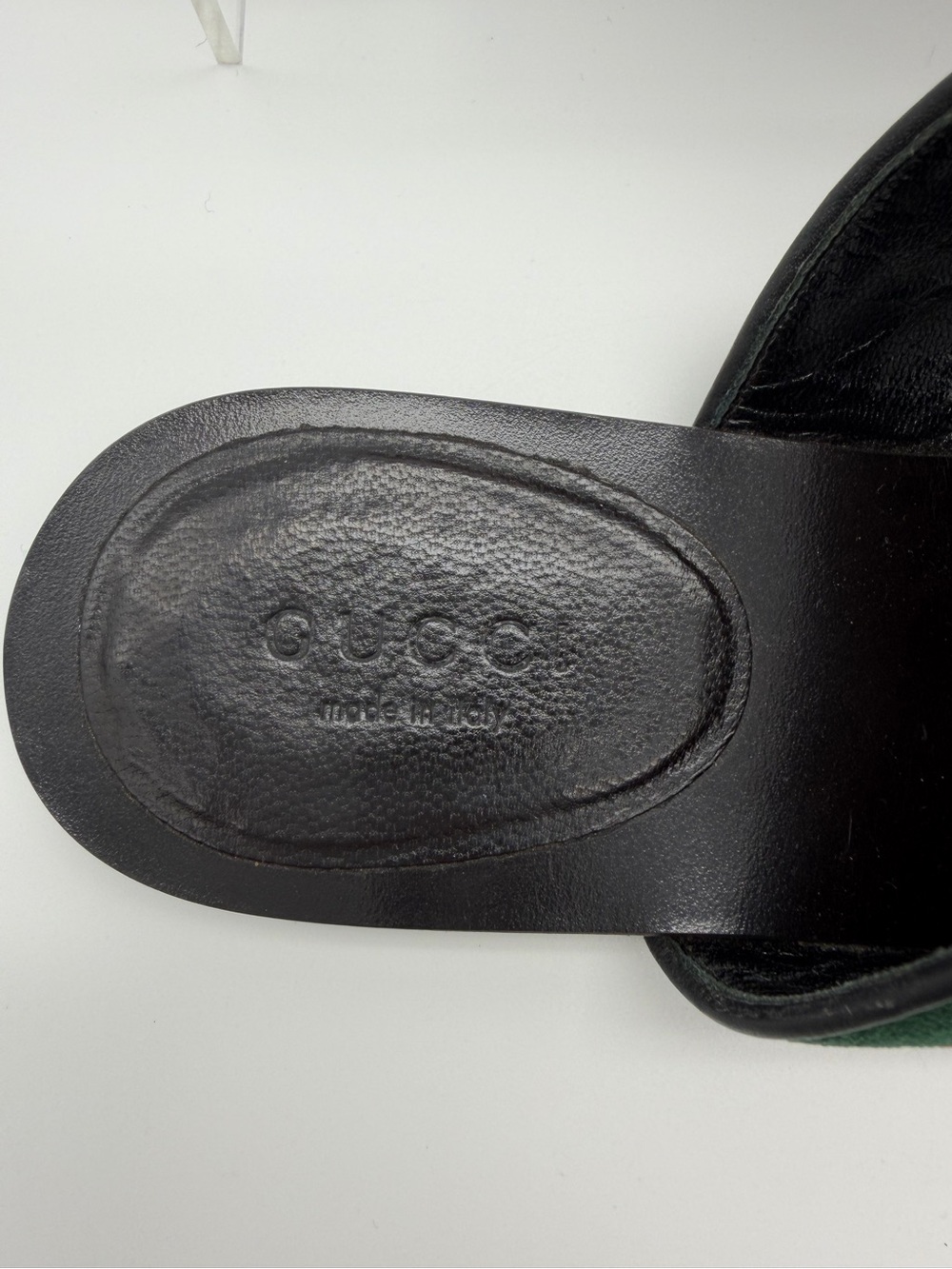 Gucci Black Lifford Leather Flip Flop Thong Sandal Size 35+ - Picture 5 of 15